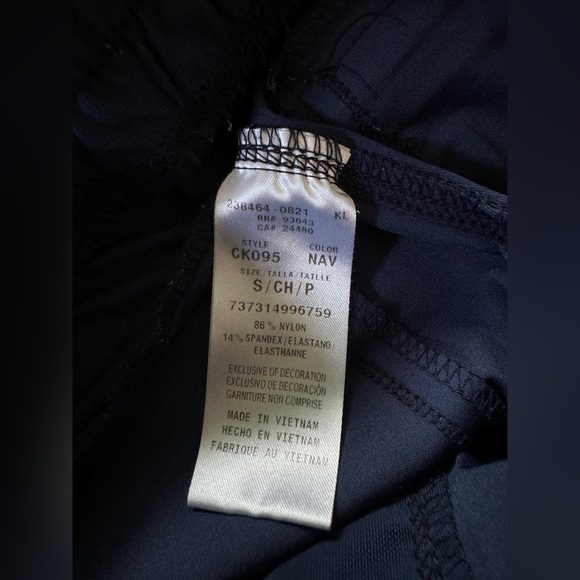 Cherokee Navy Form 360° Stretch Scrub Set, Size XS/S - Picture 12 of 12